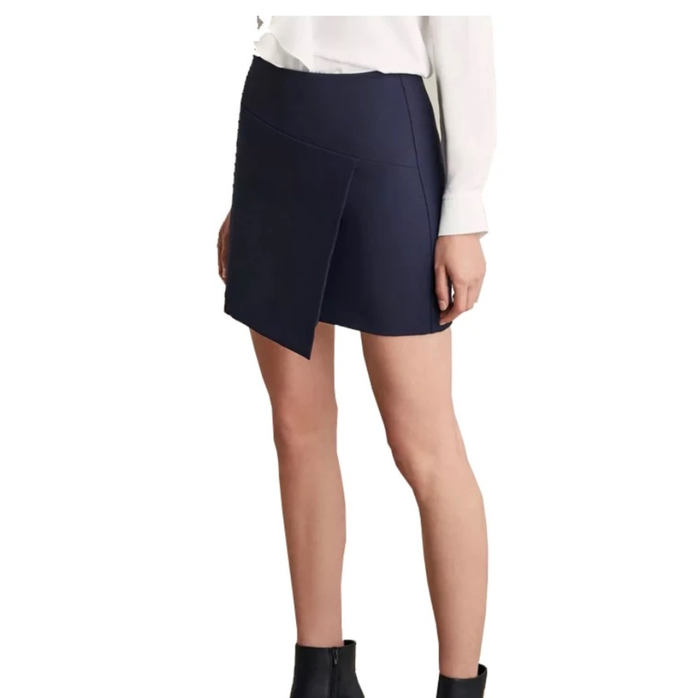 Bailey/44 Navy Cross Over Mini Skirt size 0